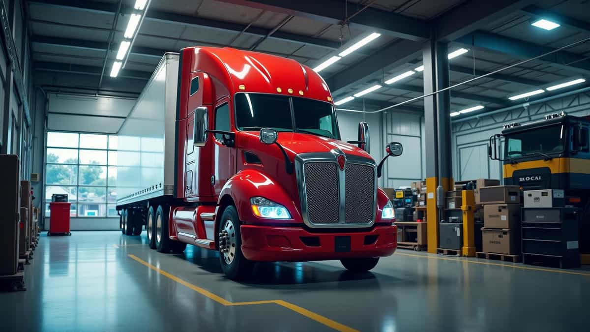 Truck repair shop